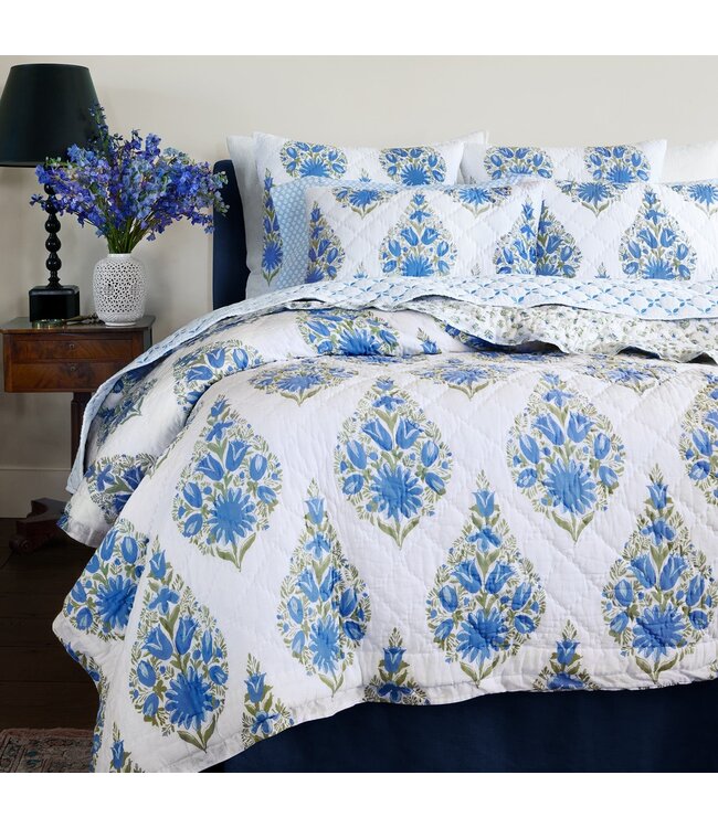 John Robshaw Mayra Azure Sham