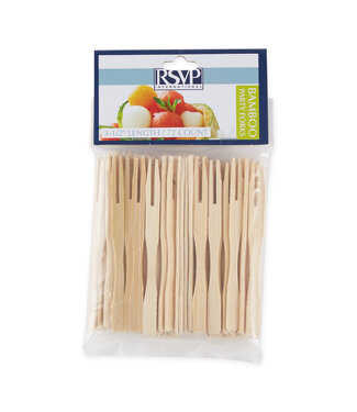 RSVP Mini Bamboo Forks