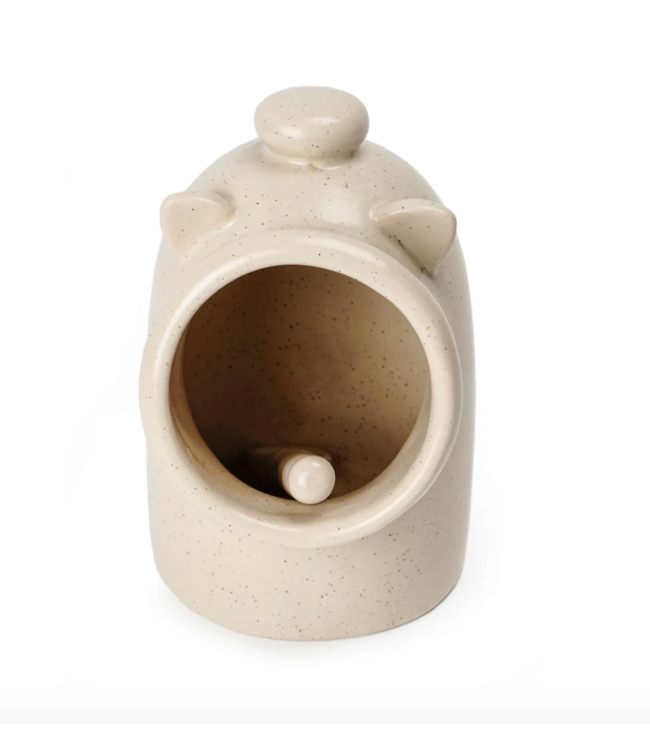 RSVP Stoneware Salt Pig - Oat