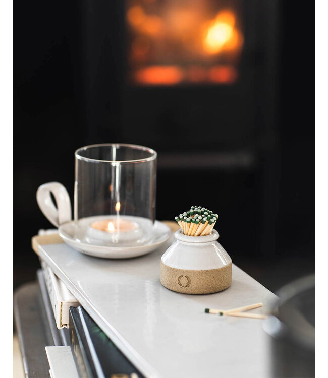 Farmhouse Pottery Milk Bottle Match Striker