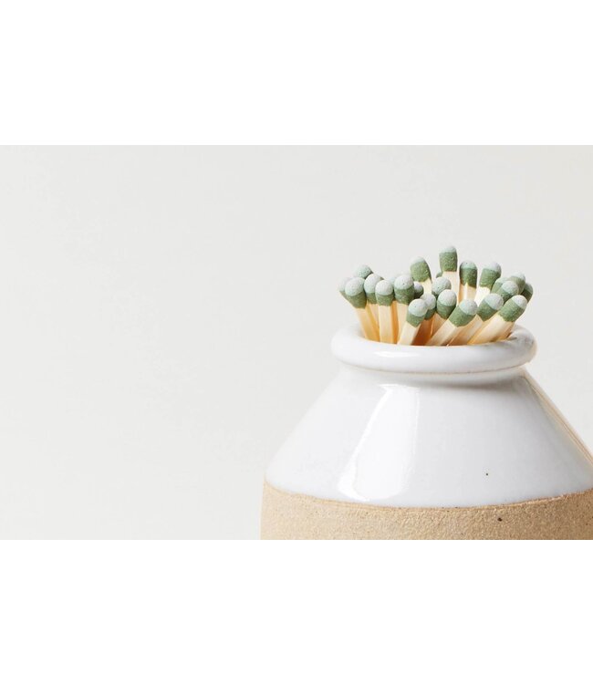Farmhouse Pottery Milk Bottle Match Striker