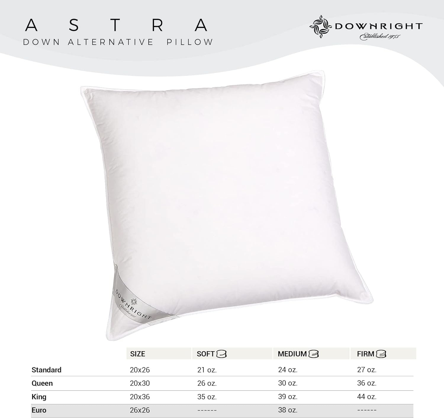 Down alternative euro pillow hotsell