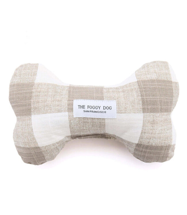 The Foggy Dog Dog Bone Squeaky Toy