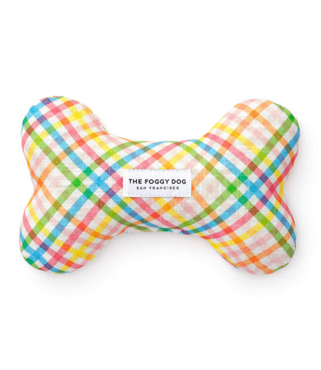 The Foggy Dog Dog Bone Squeaky Toy