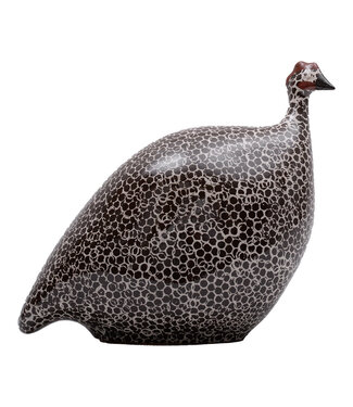 Les Ceramiques De Lussan Spotted Guinea Fowl - LARGE