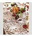 Pomegranate Ginkgo Taupe Tablecloth