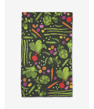 Geometry Tea Towel - Spring Sprout