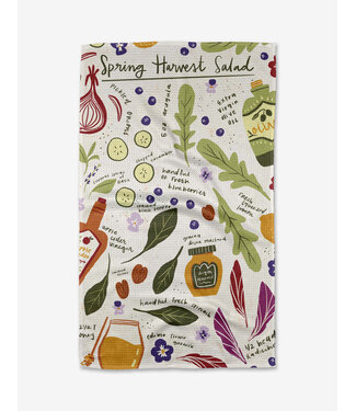 Geometry Tea Towels - Spring Harvest Salad