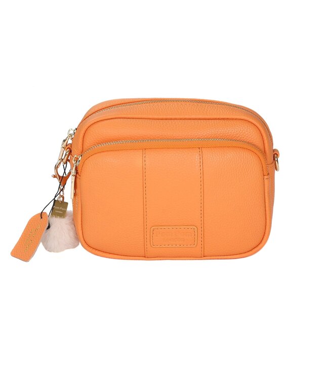 Pom Pom London Mayfair Bag - Tangerine