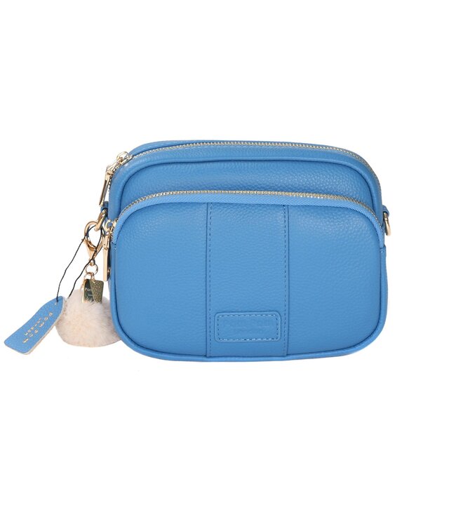 Pom Pom London Mayfair Bag - Cornflower Blue