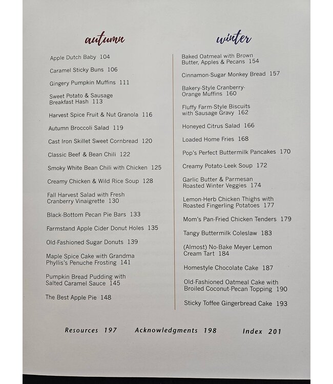 Farmhouse Weekends: Menus For Relaxing Country Meals All Year