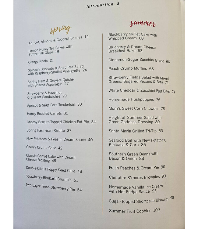 Farmhouse Weekends: Menus For Relaxing Country Meals All Year