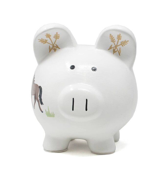 Child To Cherish Piggy Bank - Barnyard