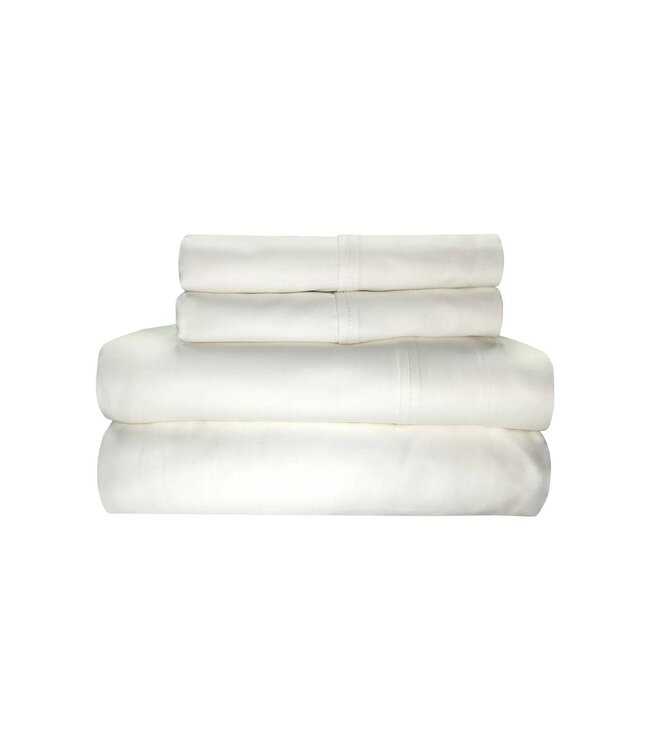 Sttelli Siesta Bed Sheets Set - Snow | QUEEN