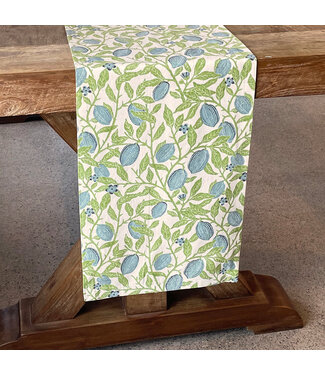 Mahogany Table Runner - Amalfi Ivory