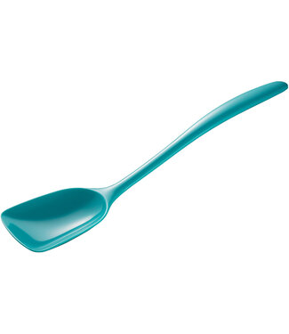 Melamine Flat-Front Spoon - Turquoise - 11"