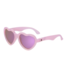 Frosted Pink Polarized Heart Sunglasses