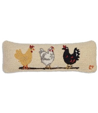 Chandler 4 Corners Pillow 8 x 24 - Three Hens