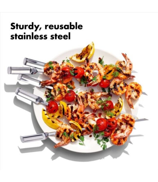 OXO Good Grips 6-Piece Grilling Skewer Set