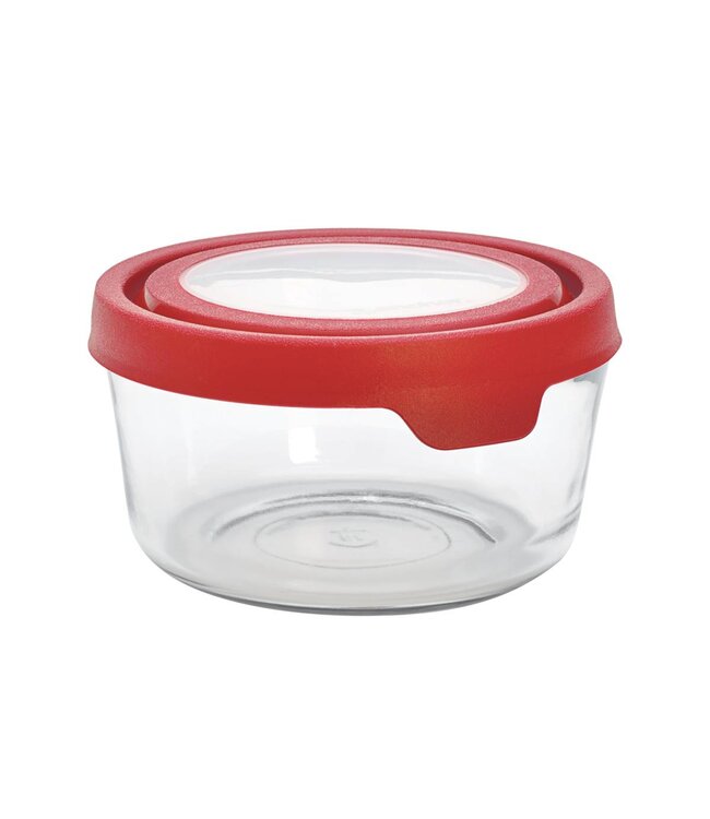 Round Storage Containers with Lid