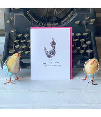 Chicken Card From Spring Chicken