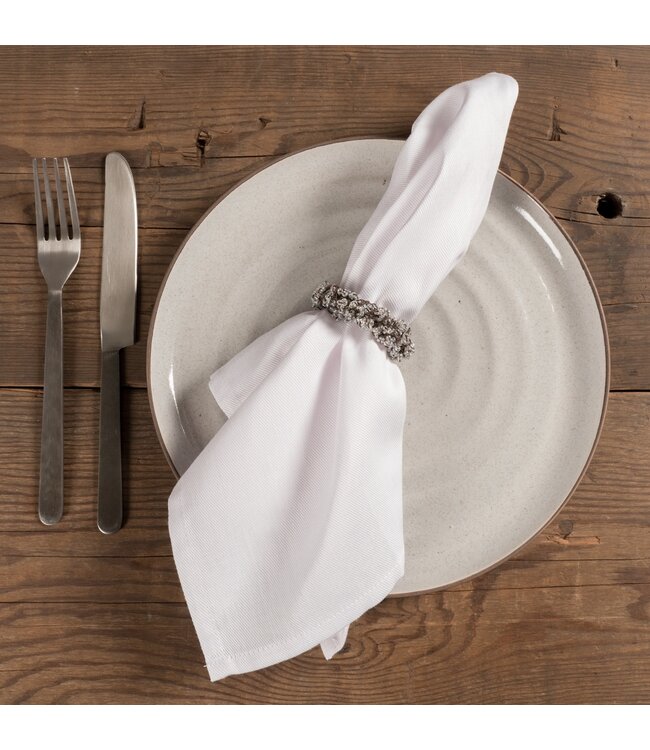 Kaf Home Chateau Easy Care Dinner Napkins - S/12