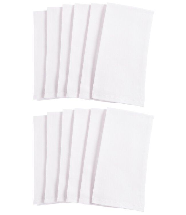 Kaf Home Chateau Easy Care Dinner Napkins - S/12