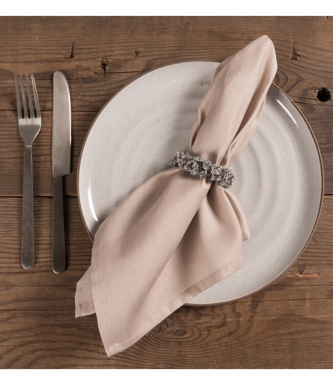 Kaf Home Chateau Easy Care Dinner Napkins - S/12