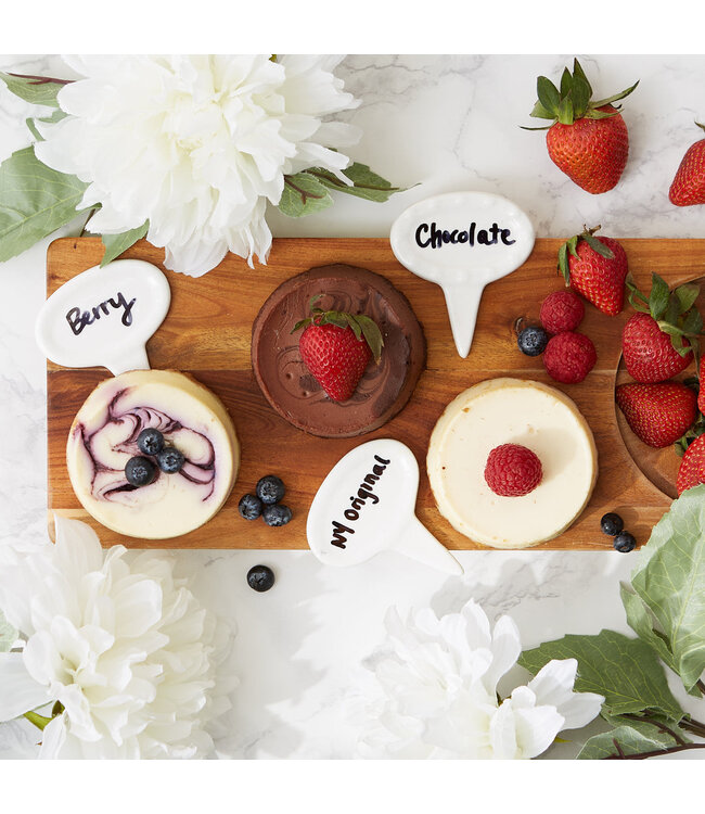 RSVP Oval Cheese Marker - Set of 6