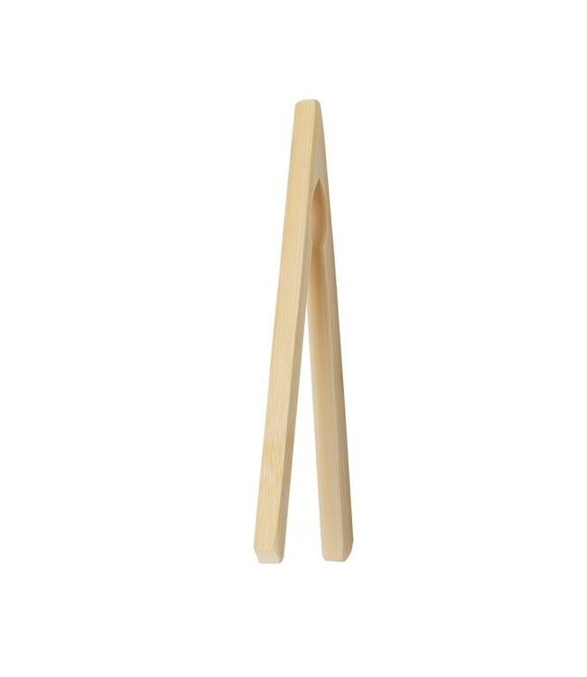 HIC Harold Import Company Bamboo Toast Tongs