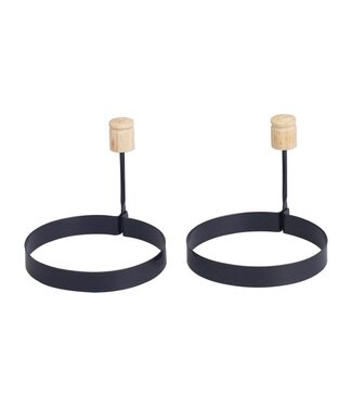 HIC Harold Import Company Non-Stick Egg Ring - Set of 2
