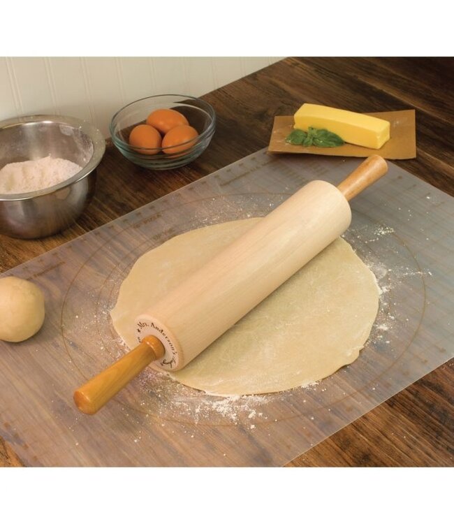 HIC Harold Import Company Mrs. Anderson's Classic Rolling Pin 12in