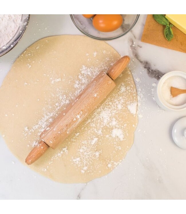 HIC Harold Import Company Mrs. Anderson's Baking Beechwood Children Rolling Pin, 7in