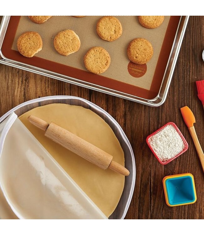 HIC Harold Import Company Mrs. Anderson's Baking Beechwood Children Rolling Pin, 7in