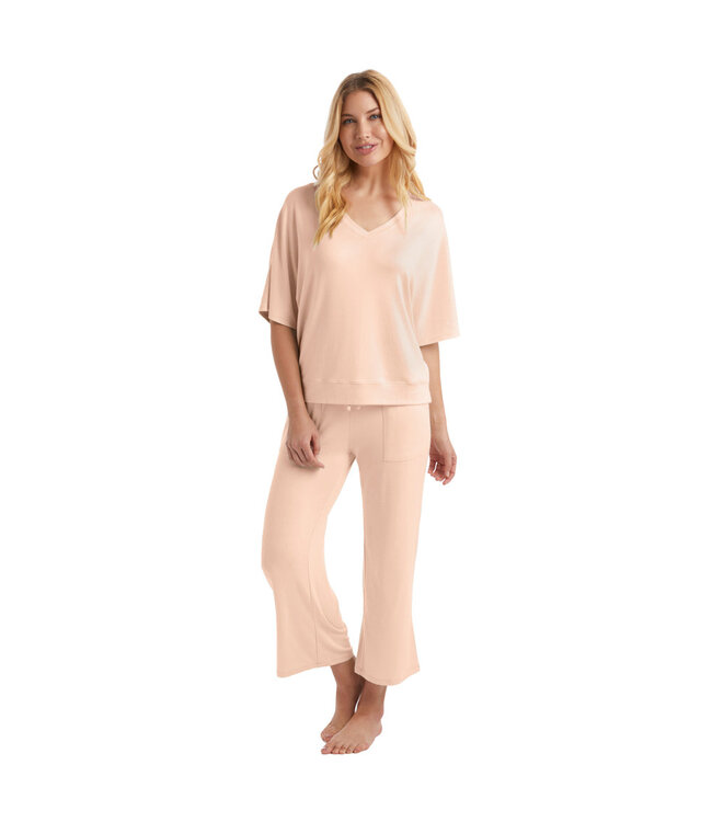 Softies Dream Relaxed V-Neck & Capri Set