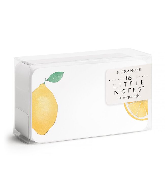 E. Francis Little Notes - Lemon