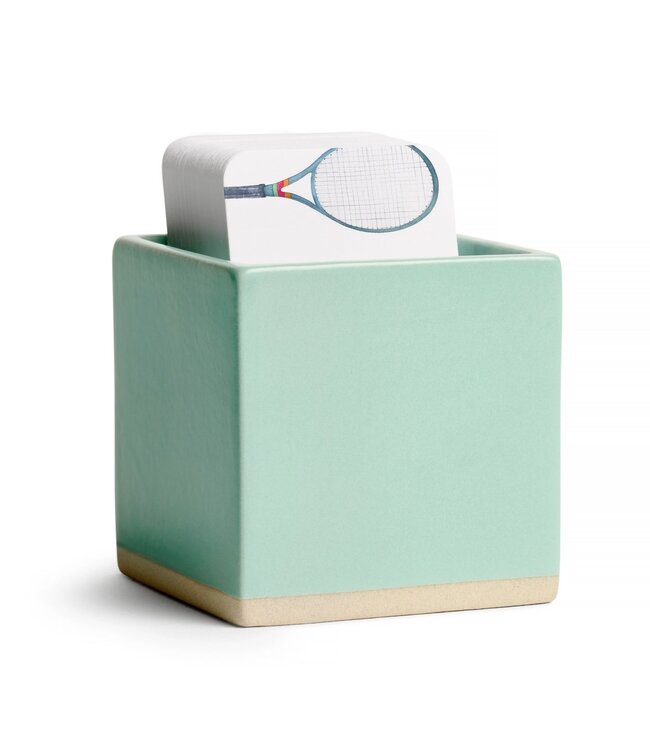 E. Francis Little Notes Ceramic Holder - Seaglass