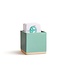 E. Francis Little Notes Ceramic Holder - Seaglass