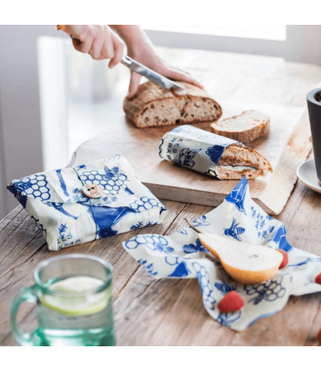 Bee's Wrap Lunch 3 PK Wraps - Bees & Bears