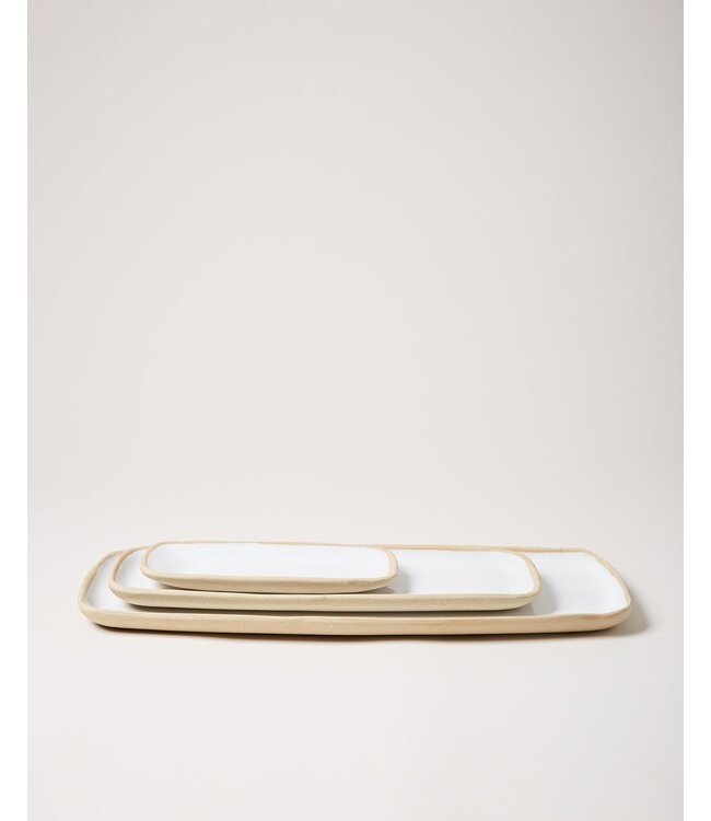 Farmhouse Pottery Rectangle Serving Tray