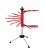 HIC Harold Import Company Fantes Collapsible Pasta Drying Rack, Red
