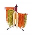 HIC Harold Import Company Fantes Collapsible Pasta Drying Rack, Red