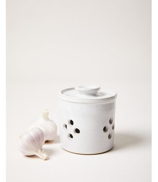 Farmhouse Pottery Silo Garlic Keeper