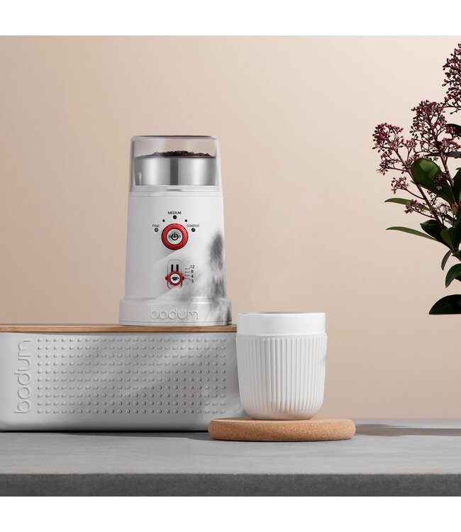 Bodum Bistro Electric Coffee Blade Grinder - White