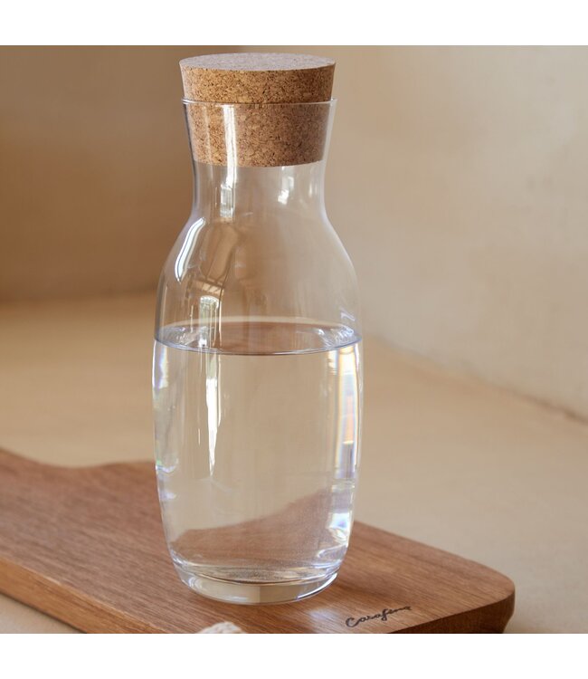 Casafina Alegra - Glass Carafe with Cork Stopper