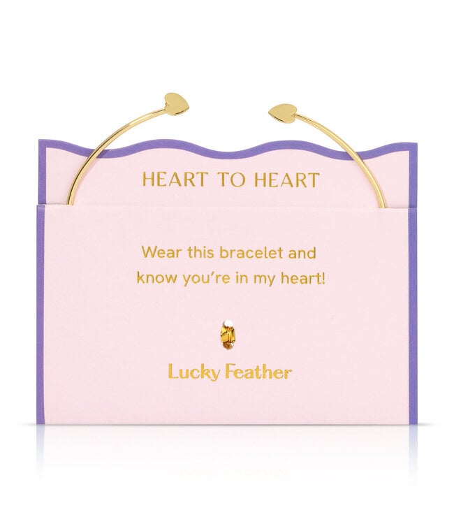 Lucky Feather Lucky Feather Gold Cuff Bracelets