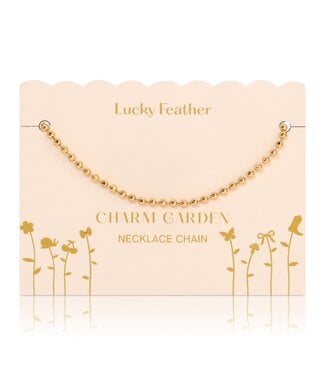 Lucky Feather Lucky Feather - Charm Garden Gold Necklace