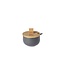 Casafina Pacifica - Sugar Bowl w/Spoon & Wood Lid