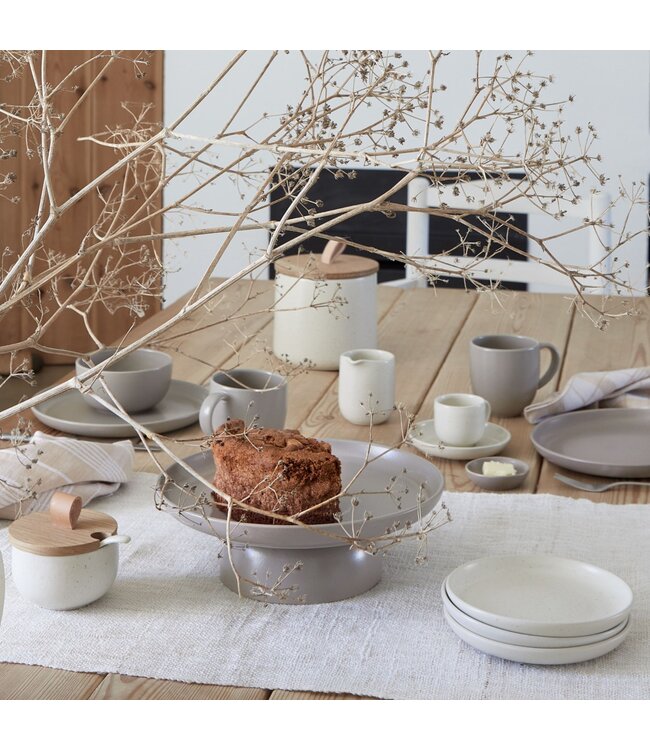 Casafina Pacifica - Sugar Bowl w Wood Lid