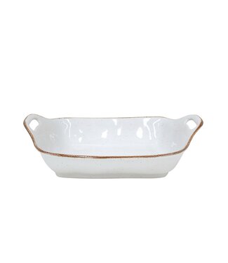 Casafina Sardegna - Rectangular Baker with Handles 16" - White